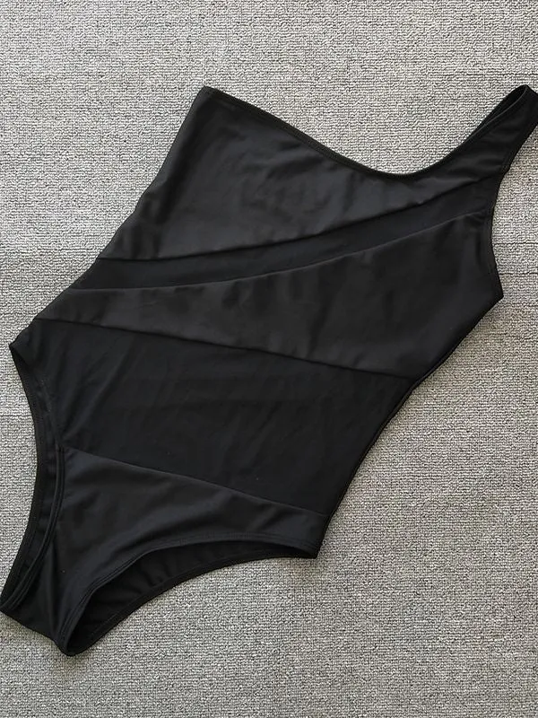 Retro Halter One Piece Swimwear