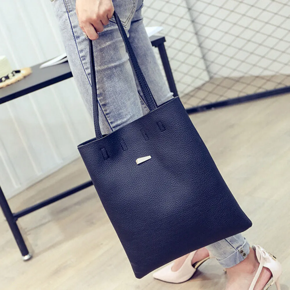 Stylish PU Leather Handbag Messenger Bag