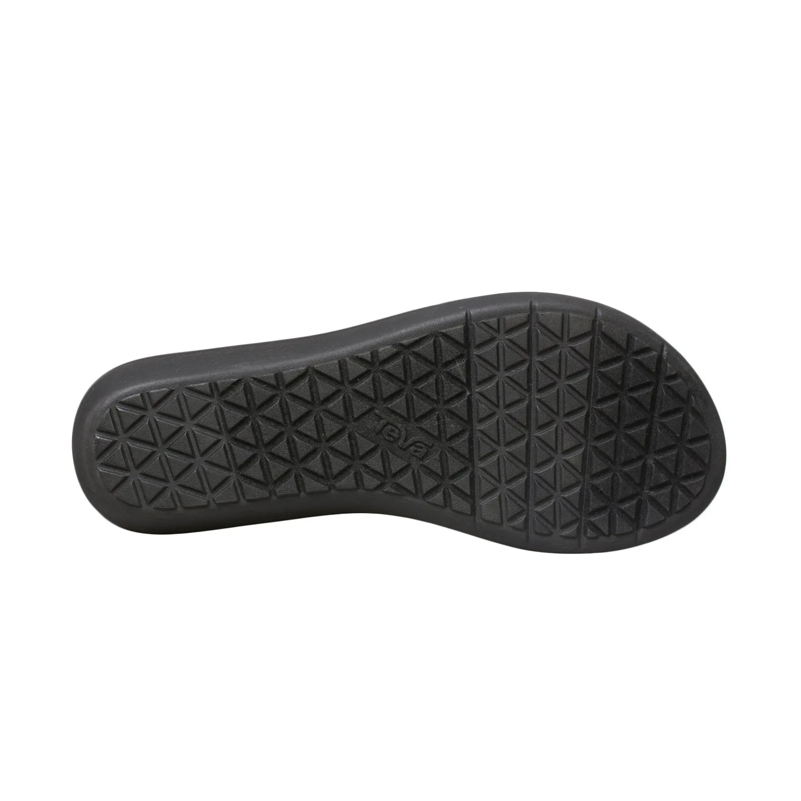 Teva Women's Voya Loma Wedge Flip Flops in Black and White