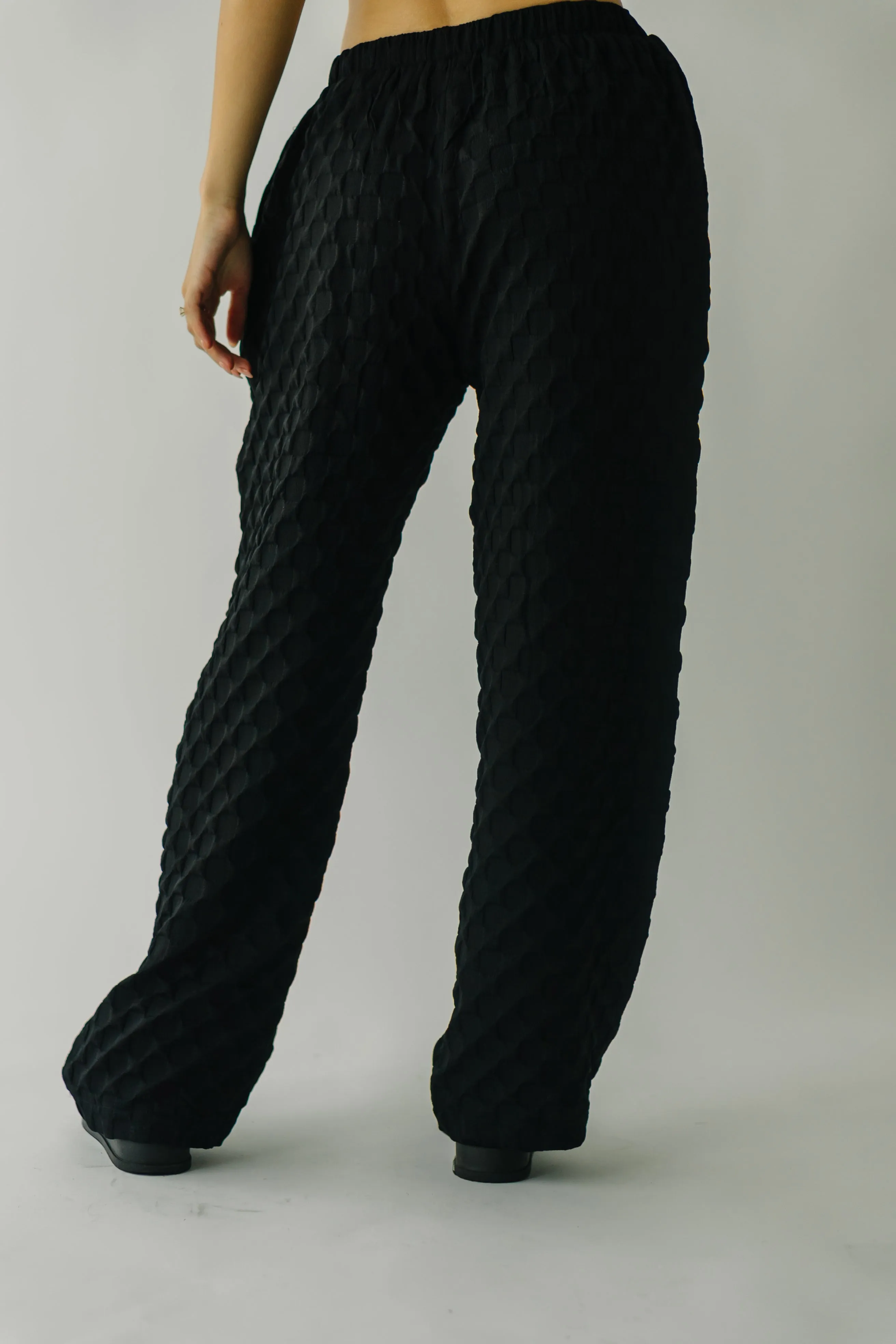 Black Bayfield Textured Pant