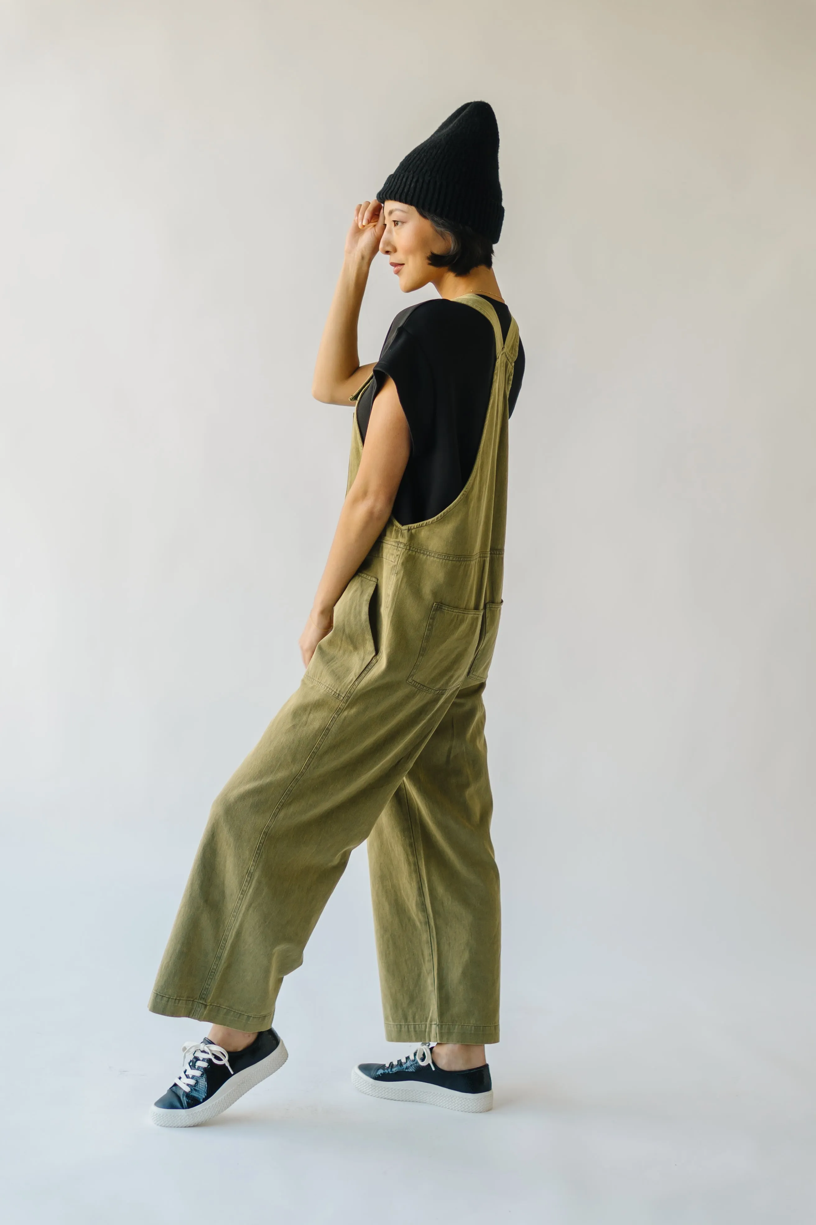 Wide Leg Jumpsuit Olive