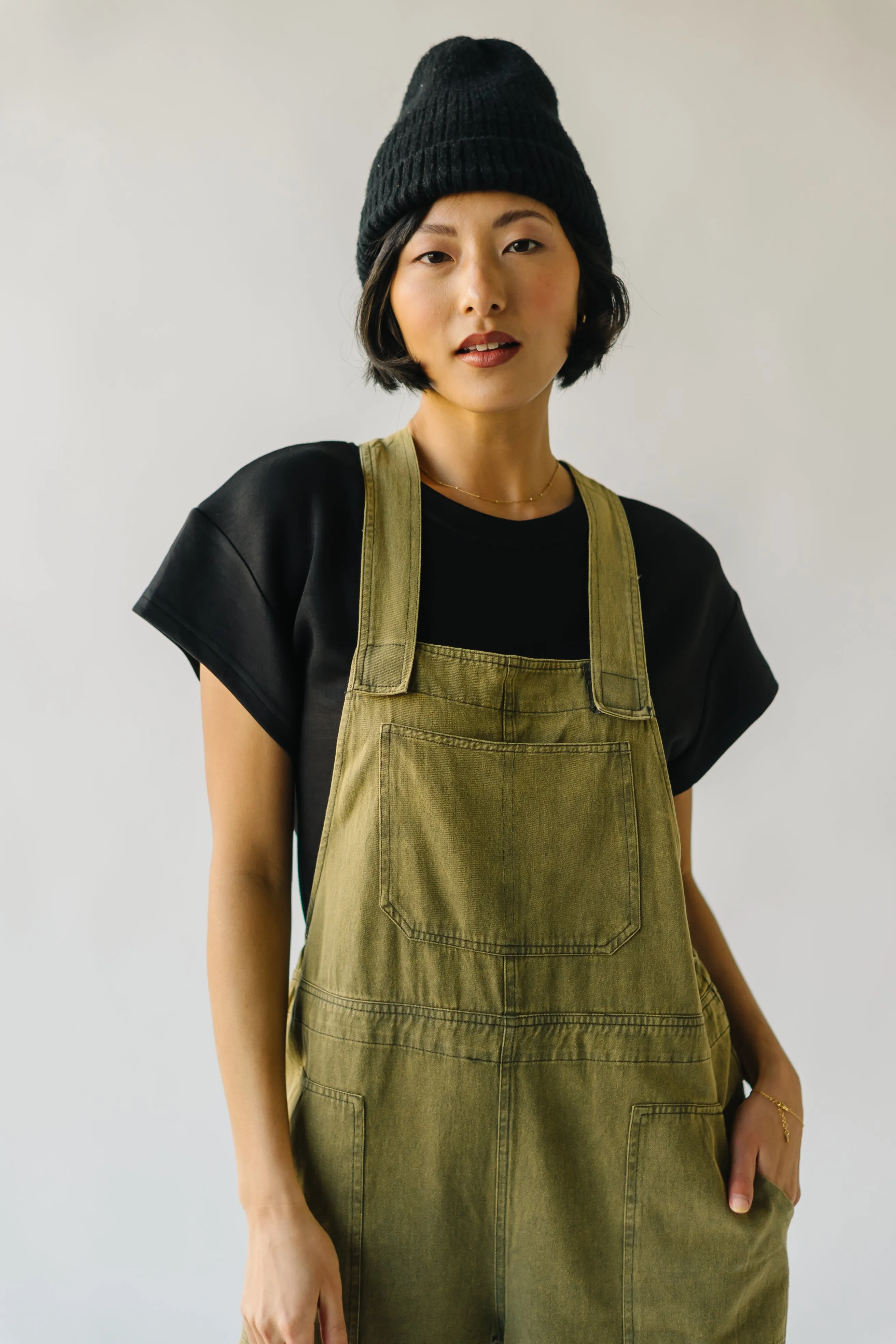 Wide Leg Jumpsuit Olive