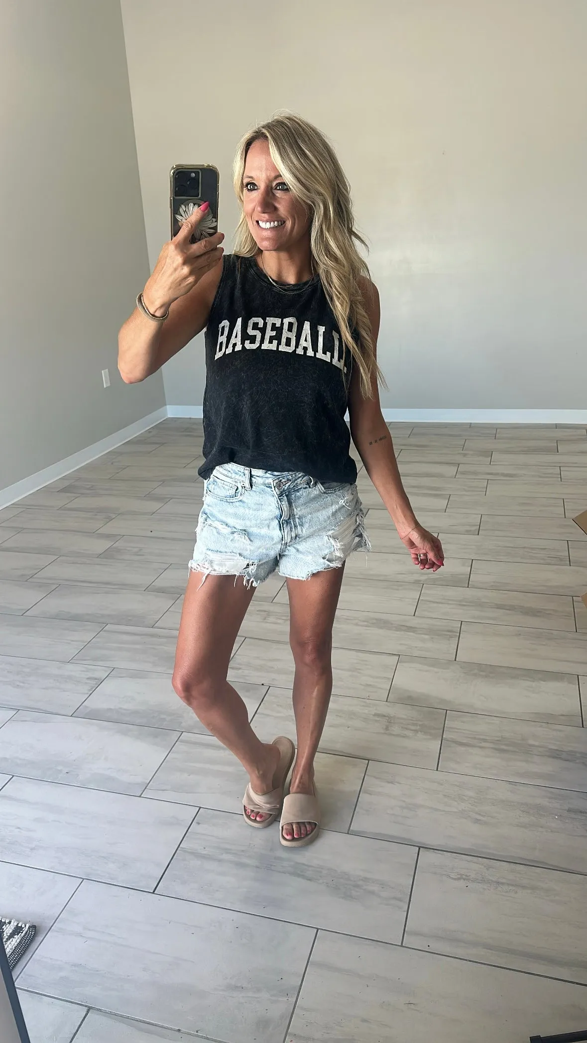 THE OC Mineral Baseball Tank in Black