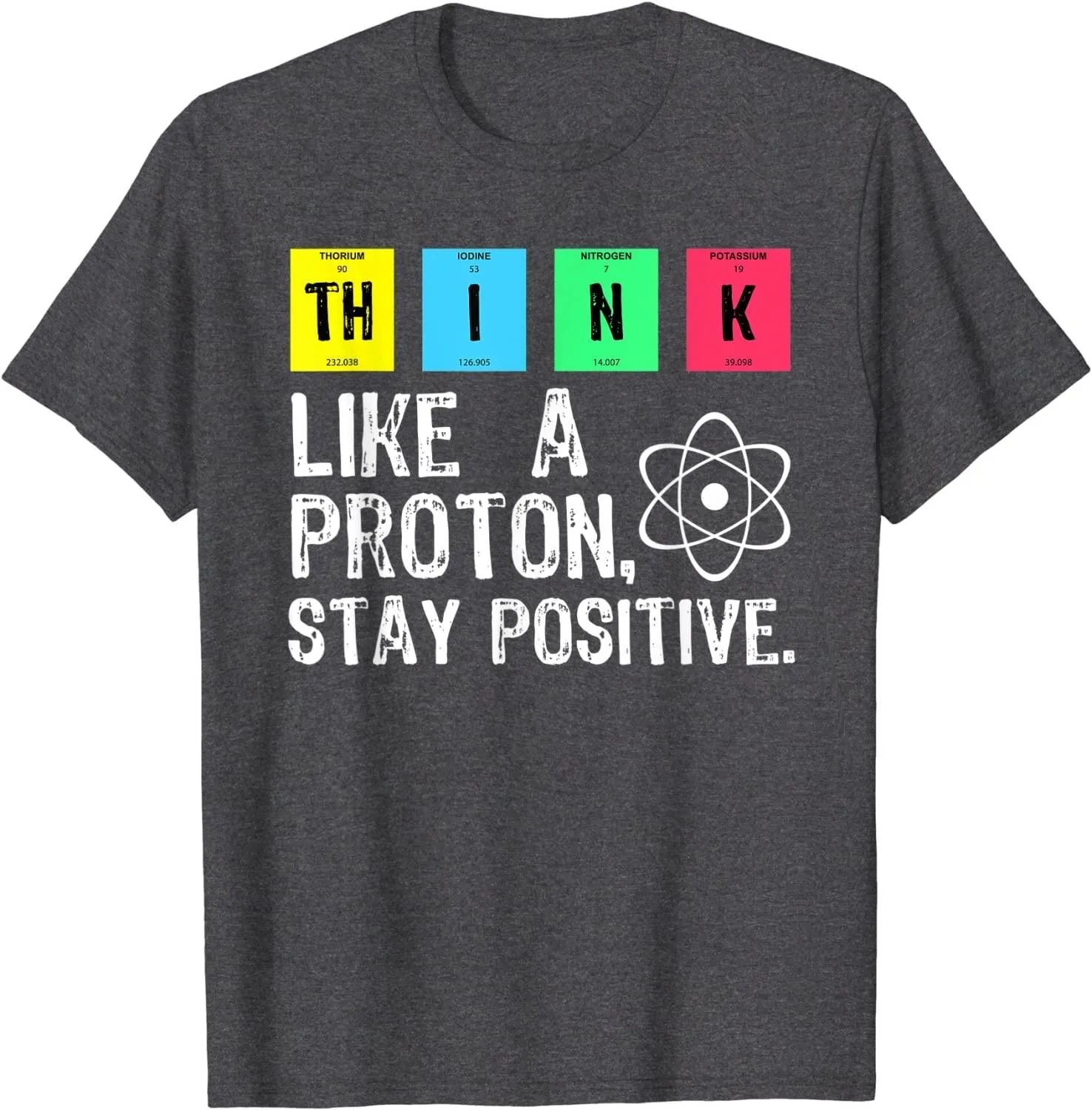 Positive Funny Science Cotton Tops