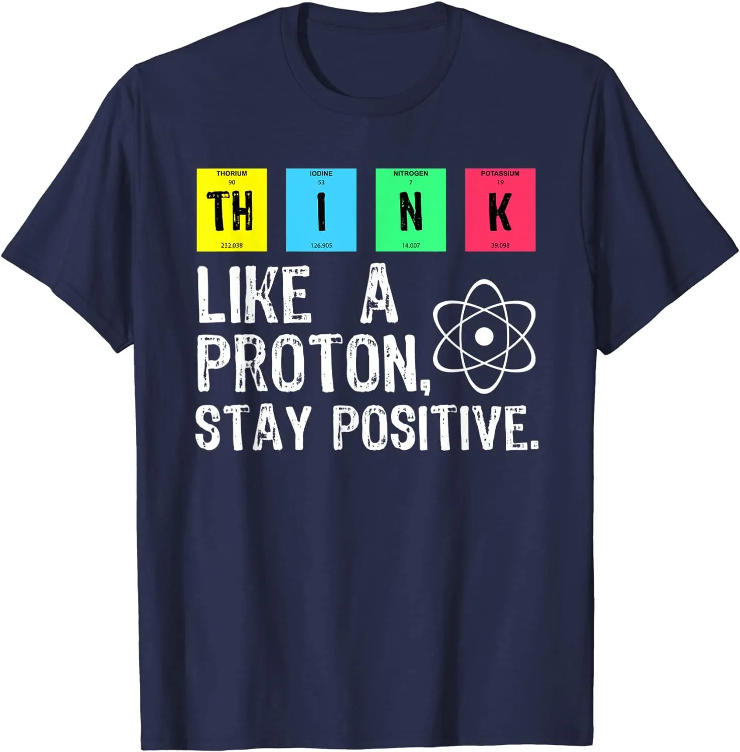 Positive Funny Science Cotton Tops