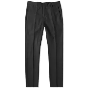 Thomas Wool Trouser - Charcoal Melange