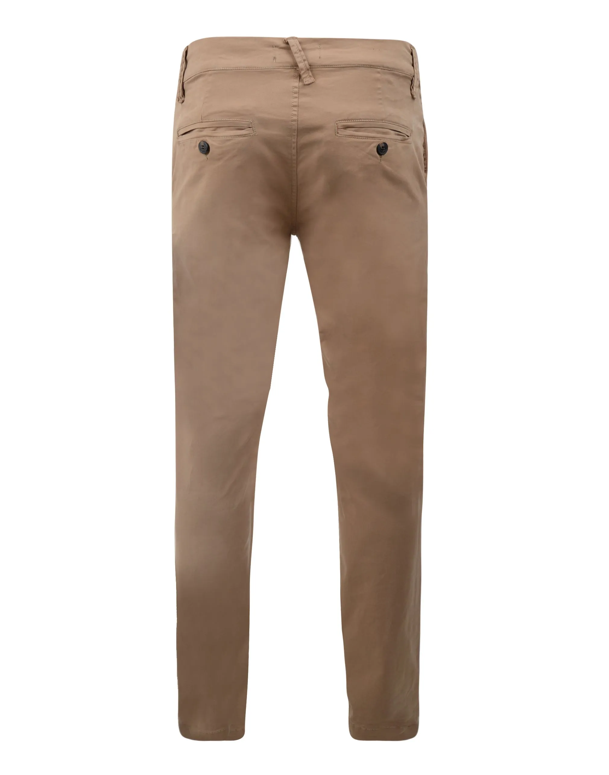 Threadbare Saloon Slim Cotton Chinos Dark Stone