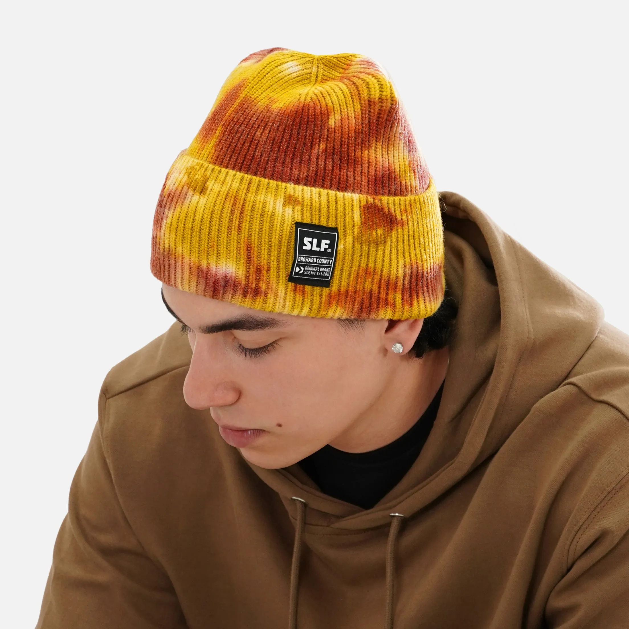 Tie Dye Beanie for Autumn