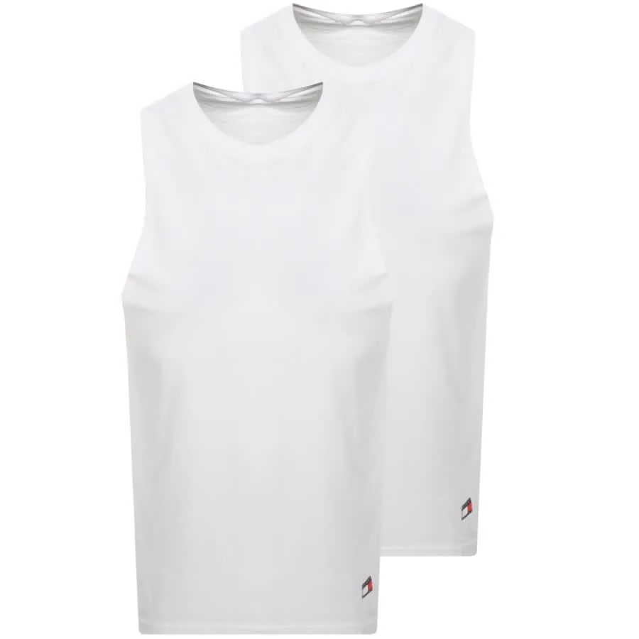 Tommy Jeans 2 Pack Vests White