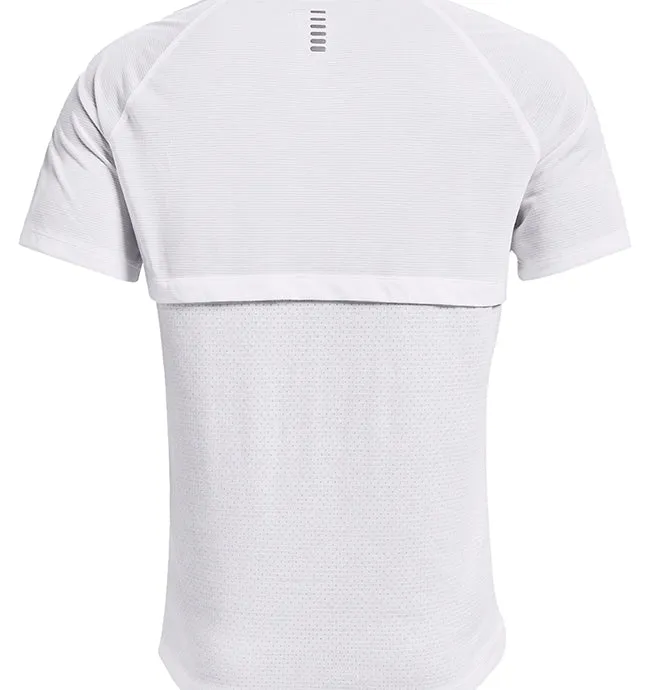 Men's White Reflective Run Shirt