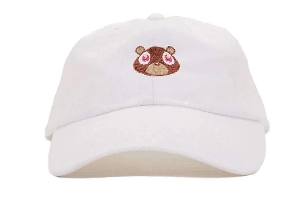 Unisex Exclusive Kanye West Ye Bear Snapback Dad Hat Baseball Caps