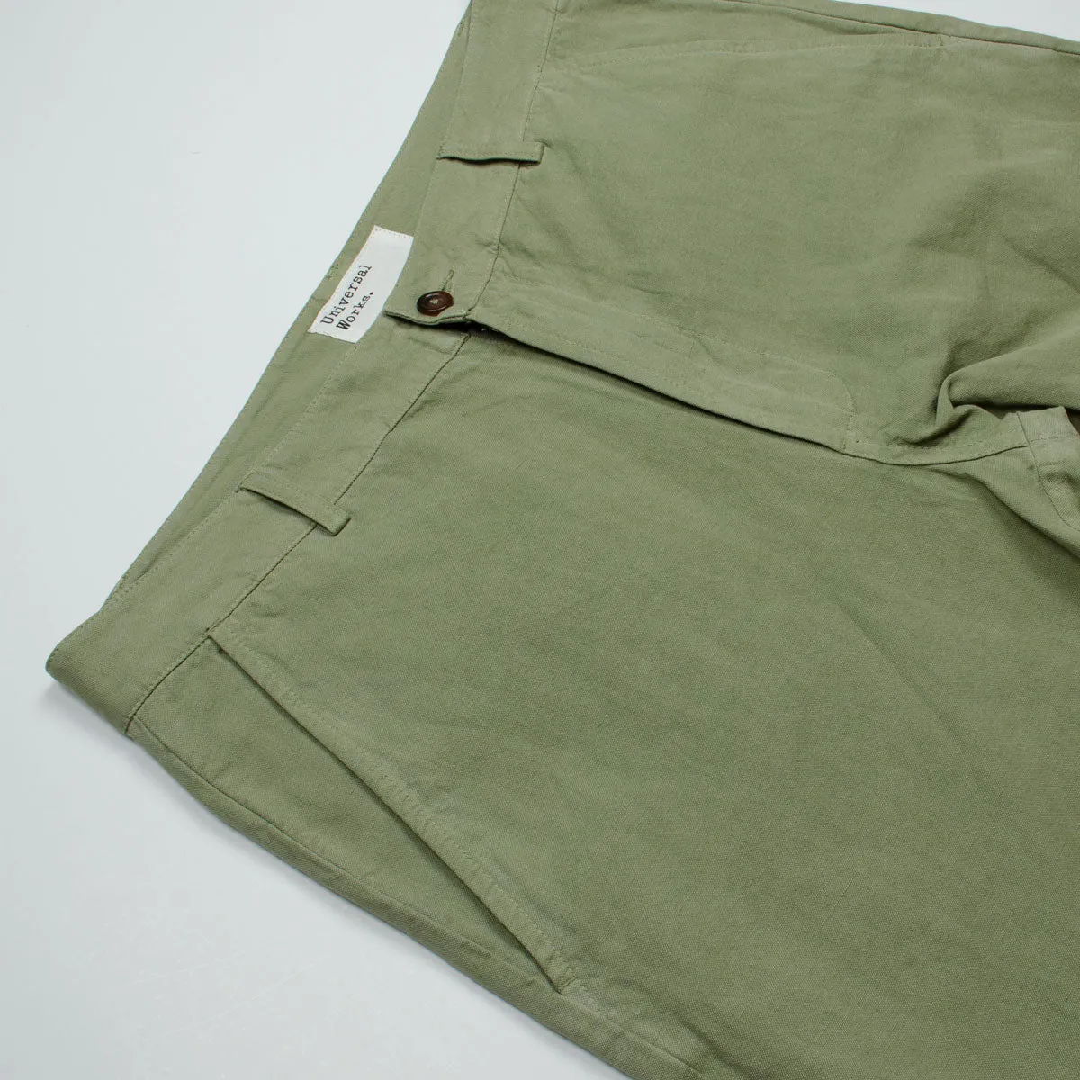 Universal Works Aston Pant Linen Cotton Elm