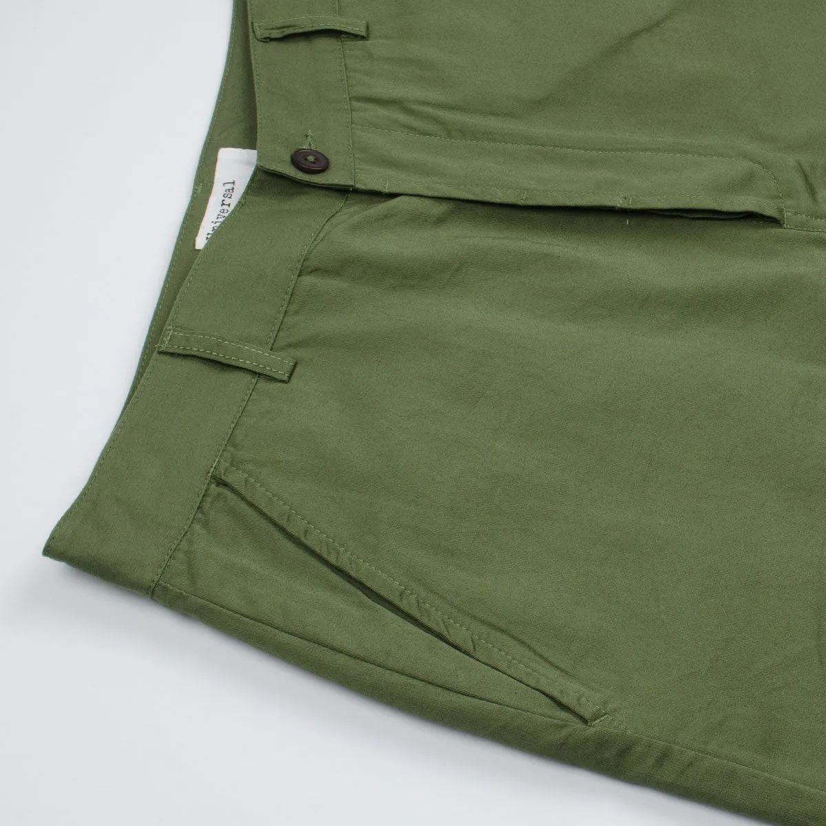 Universal Works Olive Military Chino Fine Twill