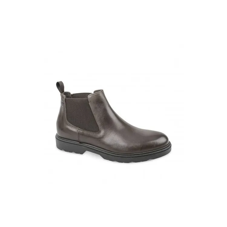 Men's Leather Chelsea Boots in Dark Brown by Valleverde