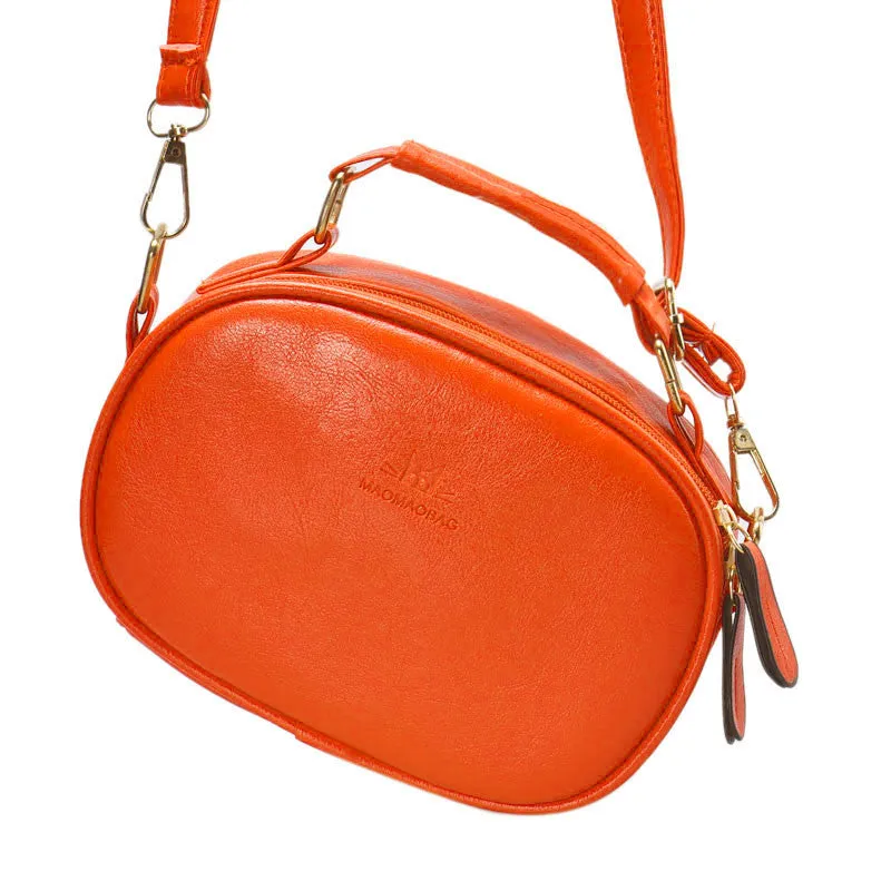 Vintage Leather Messenger Shoulder Bags for Women