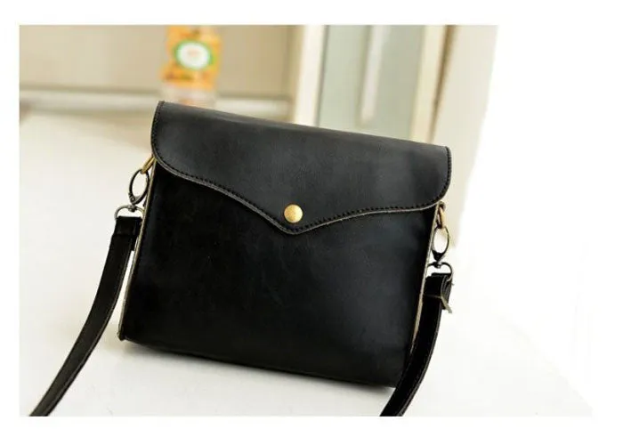 Vintage Style Leather Crossbody Bag