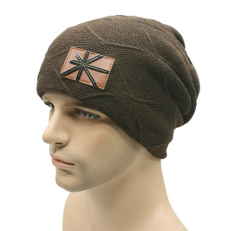 Metal Wool Knitted Beanie Hats Unisex