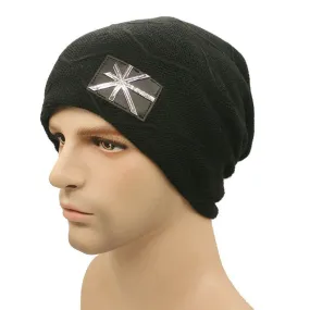 Metal Wool Knitted Beanie Hats Unisex