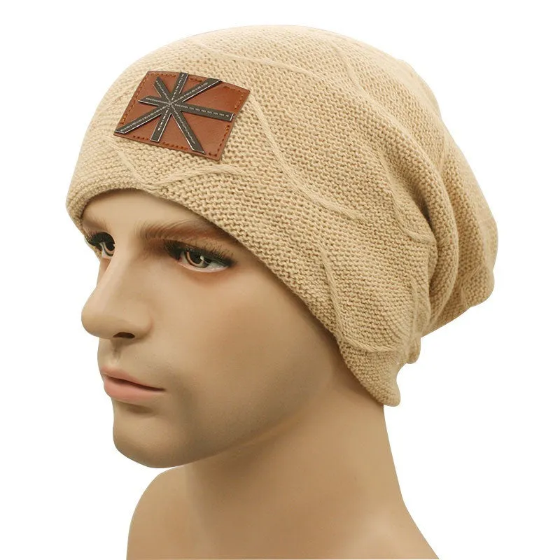 Metal Wool Knitted Beanie Hats Unisex