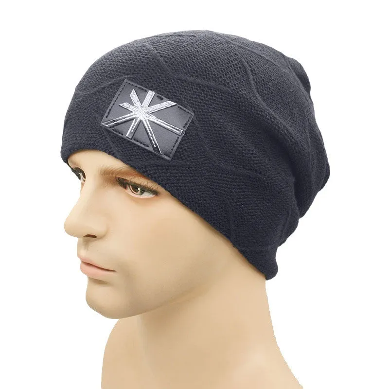 Metal Wool Knitted Beanie Hats Unisex