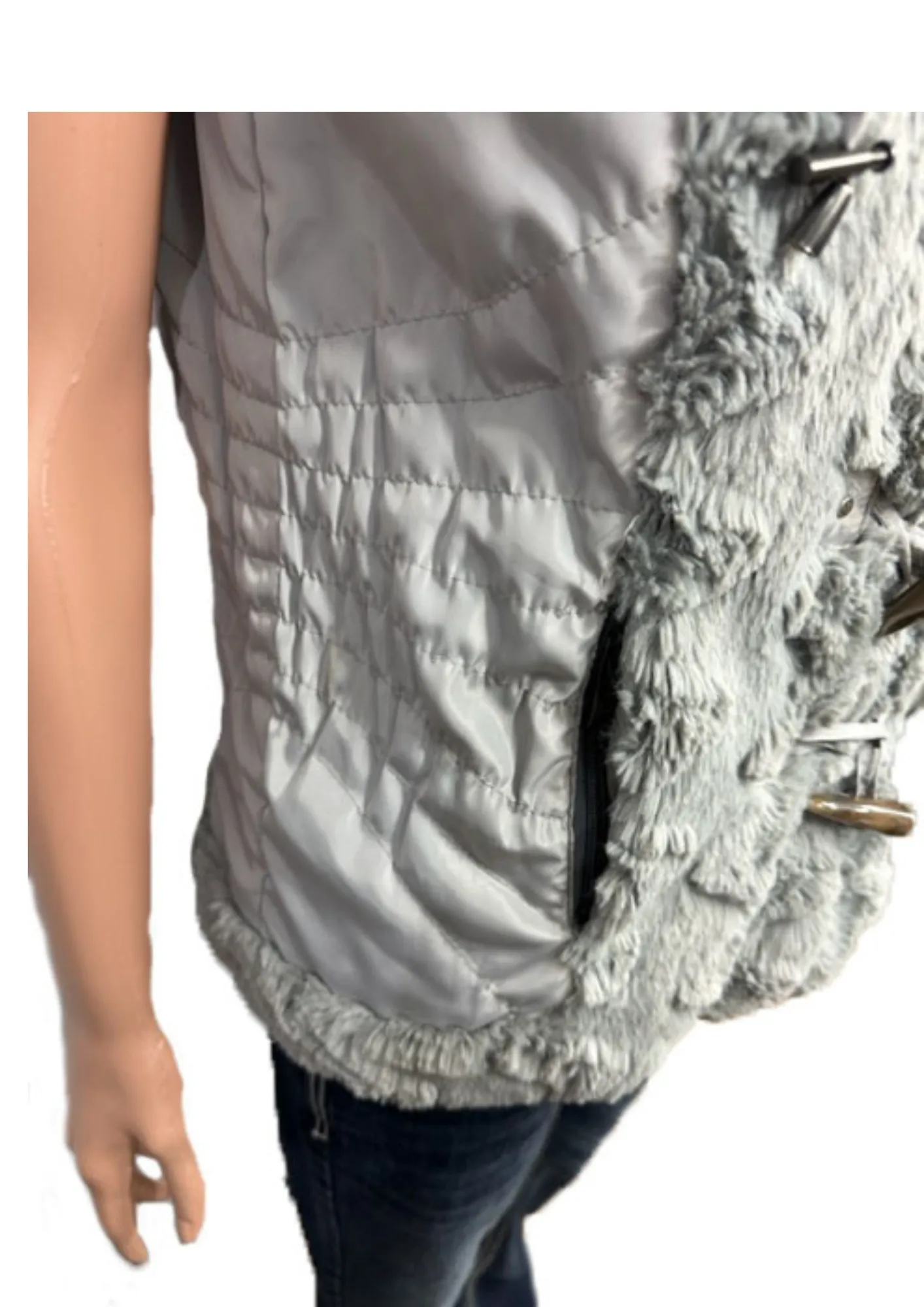 Knitted Vest Style#-23F575-GRY