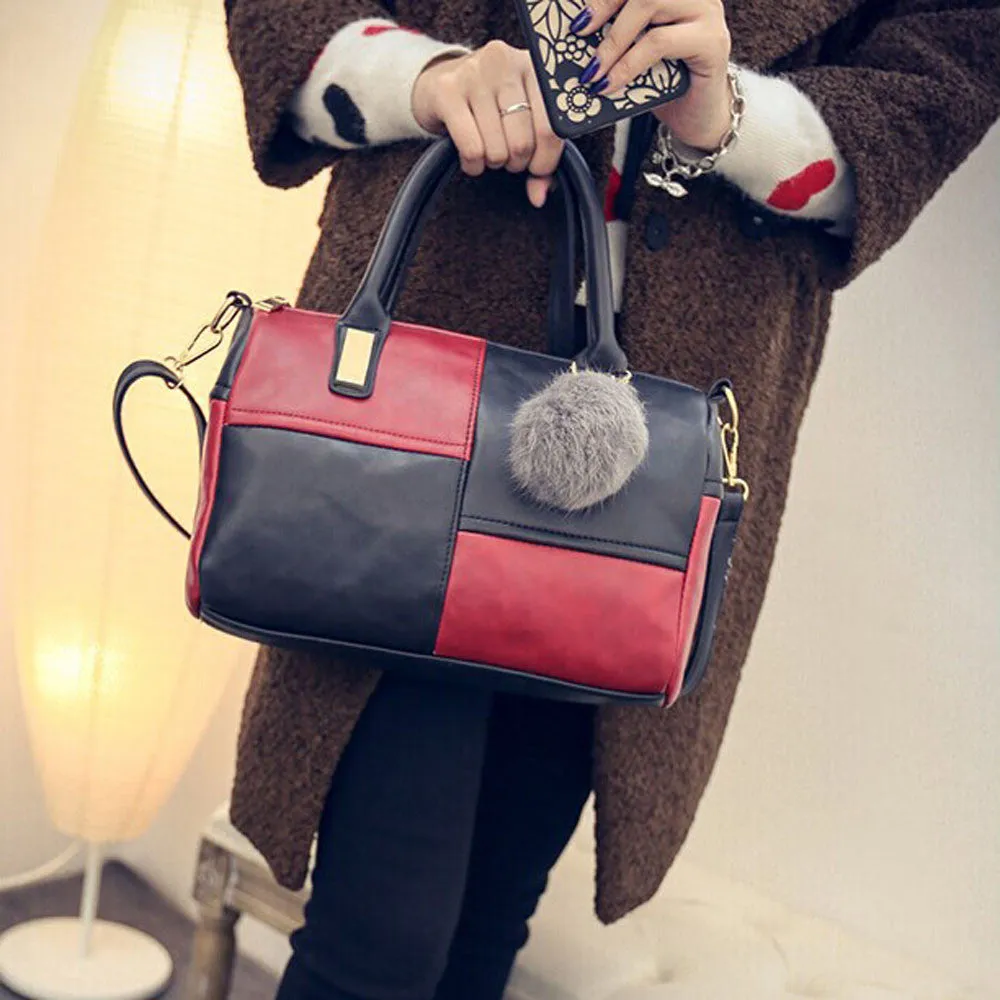 Stylish Plaid Women's Shoulder Bag