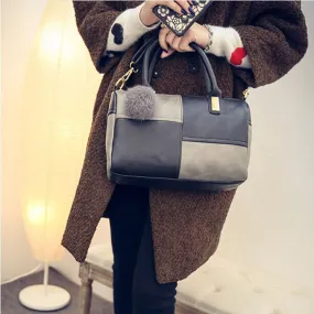 Stylish Plaid Women's Shoulder Bag