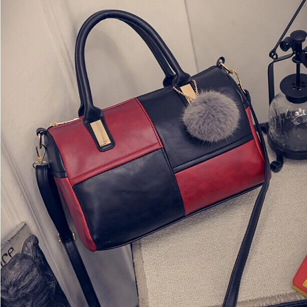 Stylish Plaid Women's Shoulder Bag