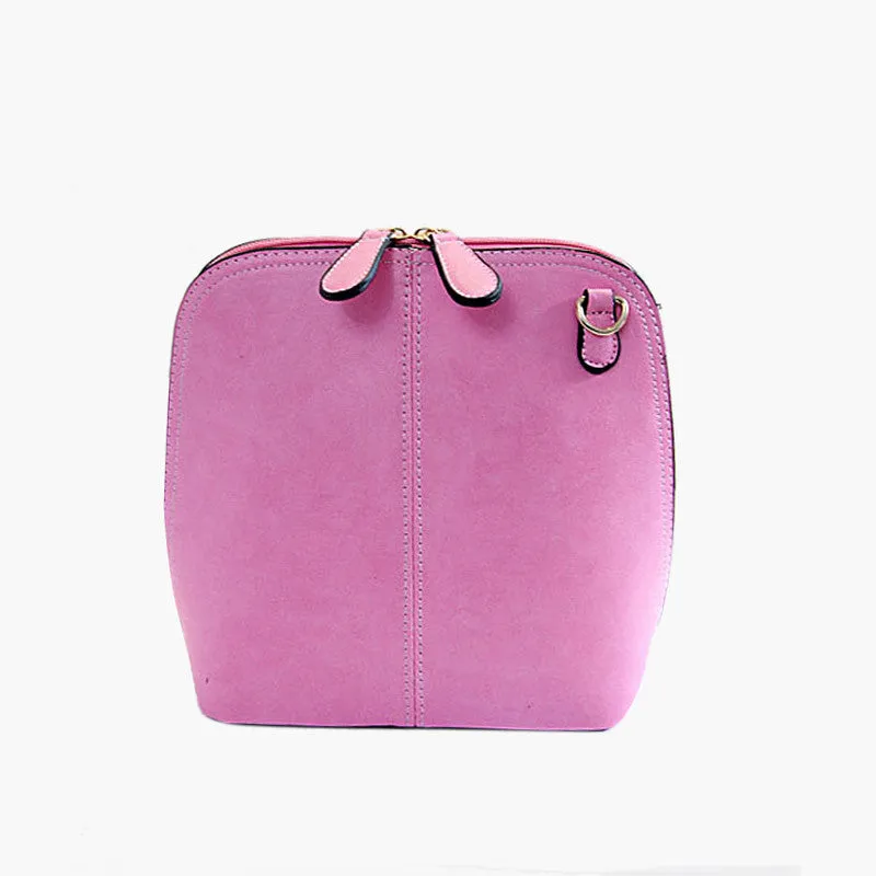 Fashionable Women's PU Leather Shoulder Bag with Zipper