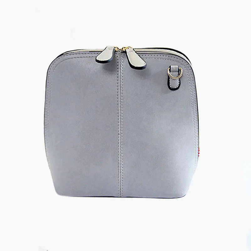 Fashionable Women's PU Leather Shoulder Bag with Zipper