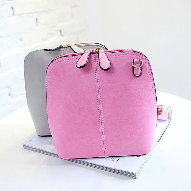 Fashionable Women's PU Leather Shoulder Bag with Zipper