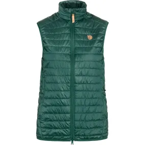 Women's Abisko Padded Vest in Arctic Green - Medium