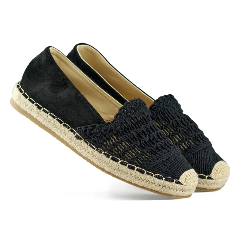 Women's Classic Black Espadrilles