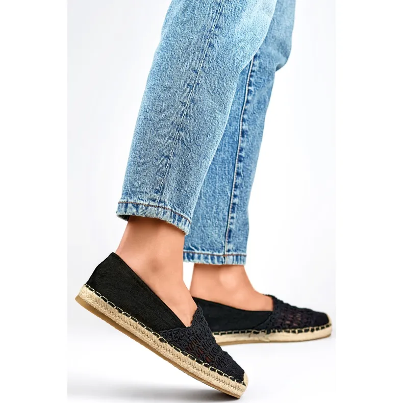 Women's Classic Black Espadrilles