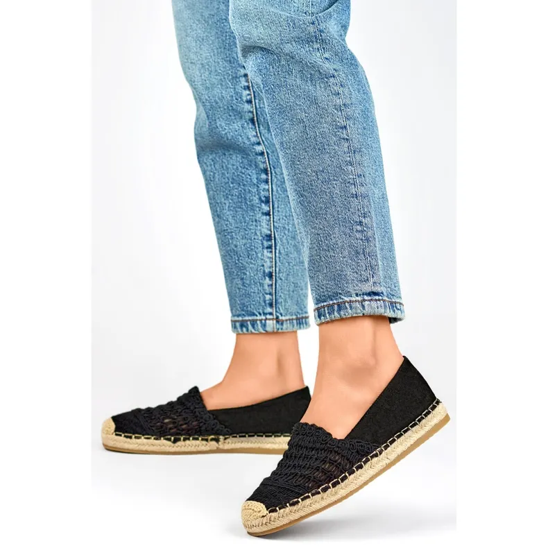 Women's Classic Black Espadrilles