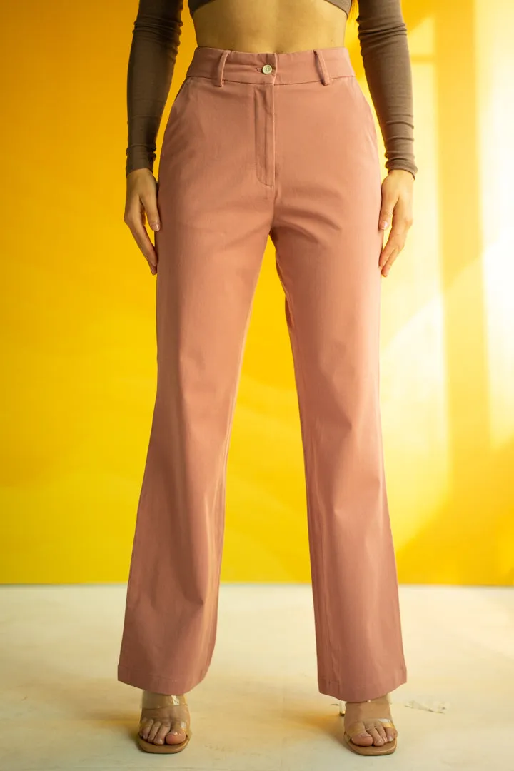 Women's Coral Stretch Chinos