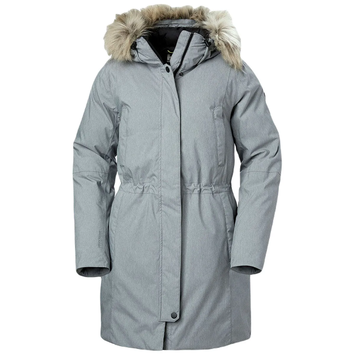 Women's Grey Melange Senja Insulated Winter Parka