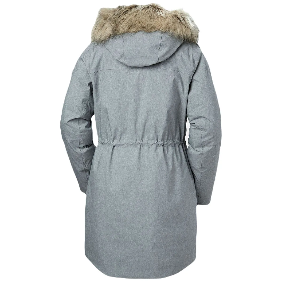 Women's Grey Melange Senja Insulated Winter Parka