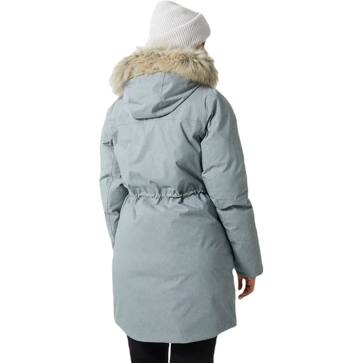 Women's Grey Melange Senja Insulated Winter Parka