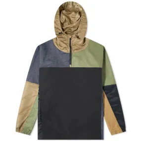 Zip Hood Anorak in Khaki